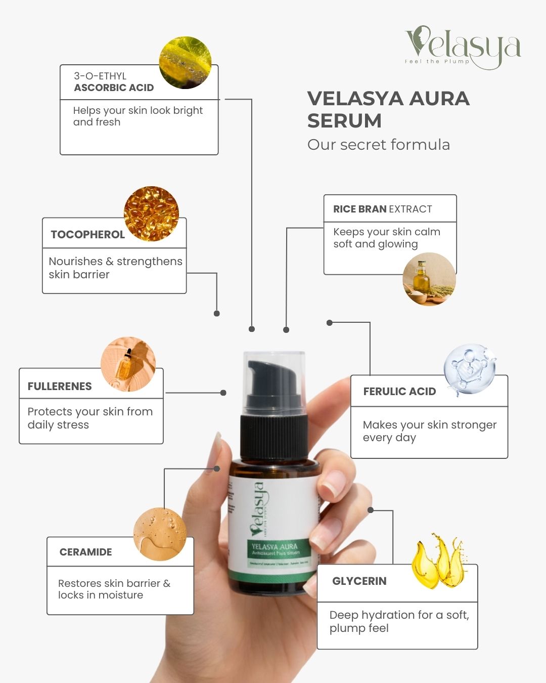 Velasya Aura Antioxidant Face Serum