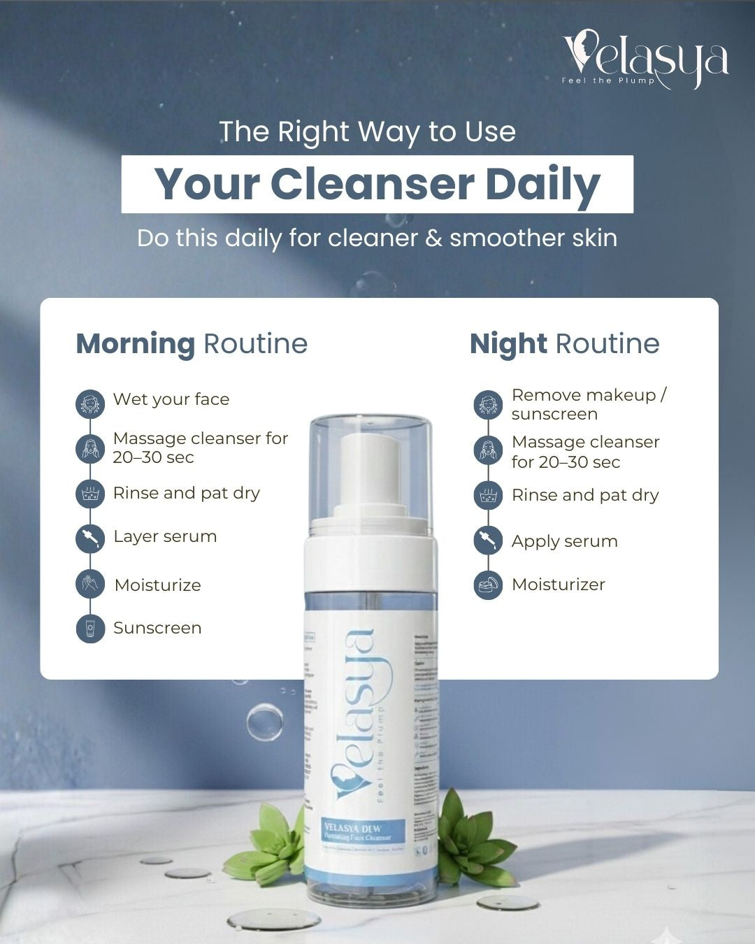 Velasya Dew Hydrating Face Cleanser