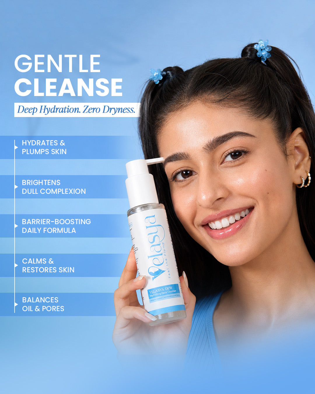 Velasya Dew Hydrating Face Cleanser(100ml)