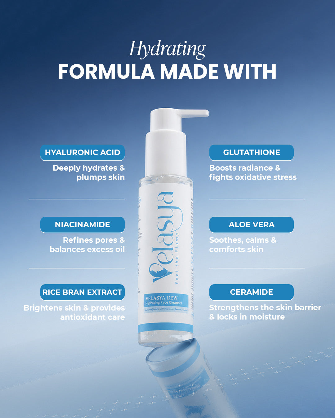 Velasya Dew Hydrating Face Cleanser(100ml)