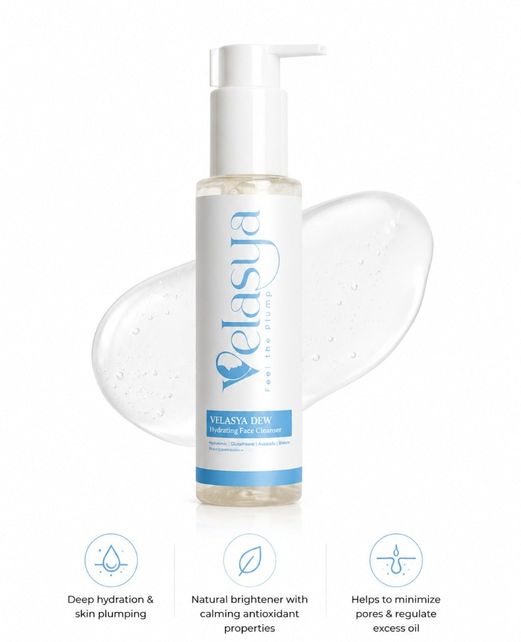 Velasya Dew Hydrating Face Cleanser(100ml)
