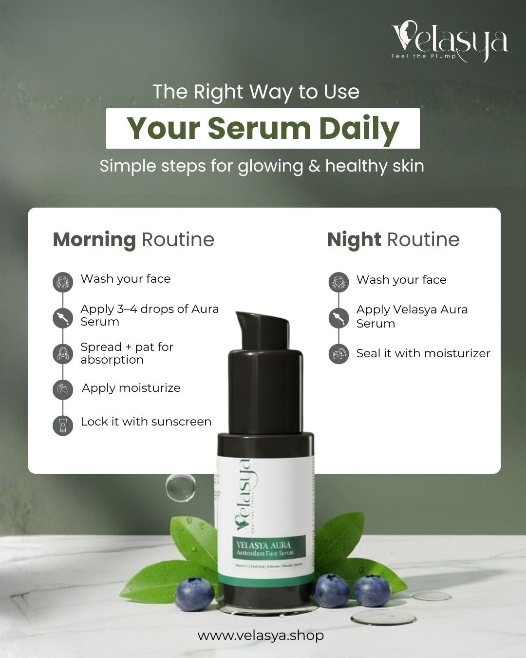 Velasya Aura Antioxidant Face Serum
